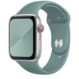 Řemínek iMore SmoothBand pro Apple Watch Series 9/8/7 (45mm) - Kaktusově zelený