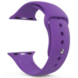 Řemínek iMore SmoothBand pro Apple Watch Series 9/8/7 (45mm) - Tmavě fialový