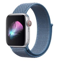 Řemínek iMore NYLON Apple Watch Series 9/8/7 45mm - Modrošedý