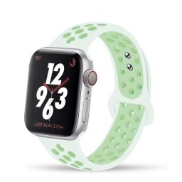 Řemínek iMore SPORT pro Apple Watch Series 9/8/7 (45mm) - Spruce Aura/Vapor Green