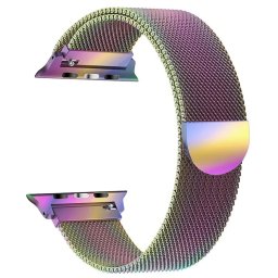 Řemínek iMore MILANESE LOOP Apple Watch Series 9/8/7 (45mm) - Duhový