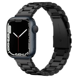 Řemínek Spigen Modern Fit Metal Band Apple Watch Series 9/8/7 (45mm) - Černý