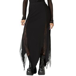 sukně dámská KILLSTAR - The Grimmer The Better - Black - KSRA010120