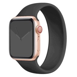 Řemínek iMore Solo Loop Apple Watch Series 9/8/7 41mm - Uhlově šedá (L)