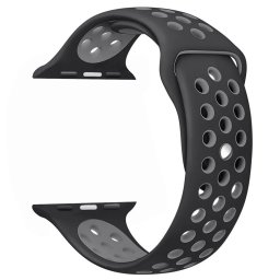 Řemínek iMore SPORT pro Apple Watch Series 9/8/7 (41mm) - Černý/Šedý