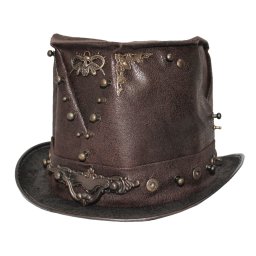 klobouk DEVIL FASHION - Steampunk - metallic brown - AS060