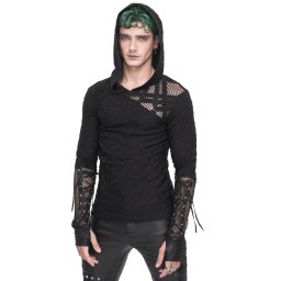 tričko pánské s dlouhým rukávem DEVIL FASHION - Punk Wild Grain - TT251