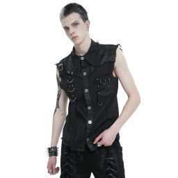 košile pánská bez rukávů (vesta) DEVIL FASHION - Matching - SHT102