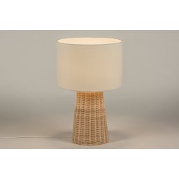 Stolní lampa Marlenn Sail Ratan Taupe