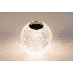 Stolní skleněná lampa Gartonni