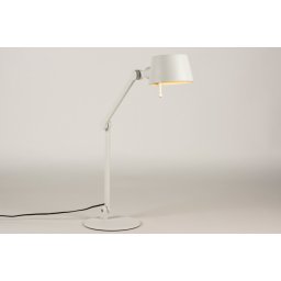 Stolní designová lampa Niki White