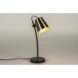 Stolní designová lampa Laventa Black and Gold