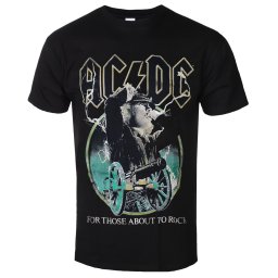 tričko pánské AC/DC - FTATR Yellow Outlines - ACDCTS98MB