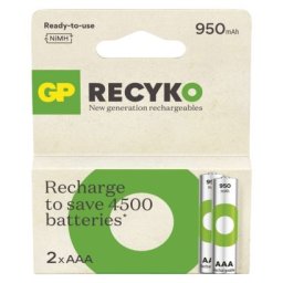 Nabíjecí baterie GP ReCyko 950 AAA (HR03), 2 ks 1032122090