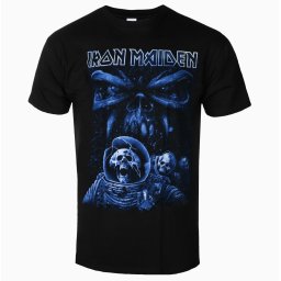 tričko pánské Iron Maiden - Blue Album Spaceman - ROCK OFF - IMTEE14MB