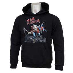 mikina pánská Iron Maiden - Trooper - ROCK OFF - IMHOOD02MB