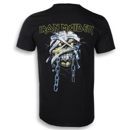 tričko pánské Iron Maiden - Powerslave Head & Logo - ROCK OFF - IMTEE78MB
