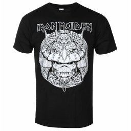 tričko pánské Iron Maiden - Samurai Graphic - White BL - ROCK OFF - IMTEE134MB