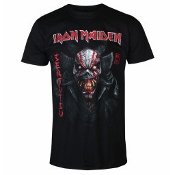 tričko pánské Iron Maiden - Senjutsu Back Cover Vertical Logo BL - ROCK OFF - IMTEE133MB