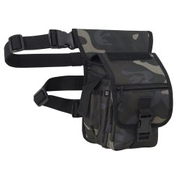 BRANDIT brašna stehenní s popruhy SIDE KICK BAG DARK CAMO