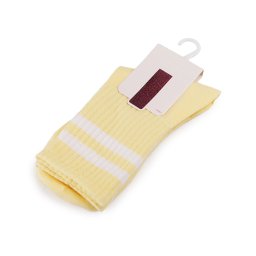 Bavlněné ponožky unisex, barva 3 žlutá světlá
