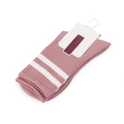 Bavlněné ponožky unisex, barva 4 starorůžová sv.