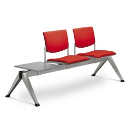 Dvoumístná lavice Seance s odkládacím stolkem 099-2T