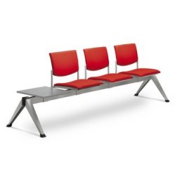 Trojmístná lavice Seance s odkládacím stolkem 099-3T