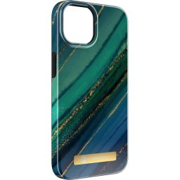 Kryt Forcell F-Protect Mirage MagSafe iPhone 15 Plus - Bloom Bush - Jade Marble