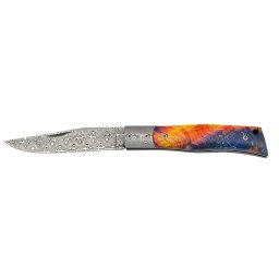 Albainox nůž zavírací ROOT WOOD damašková ocel
