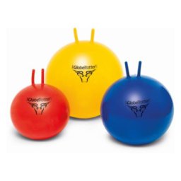 PEZZI GlobeTrotter Super, míč s držadly, žlutá, 65 cm
