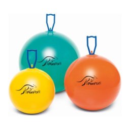 PEZZI PonPon Maxi, míč s uchem, zelená, 65 cm