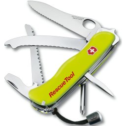 VICTORINOX nůž kapesní RESCUETOOL zubaté ostří 111mm ŽLUTÝ