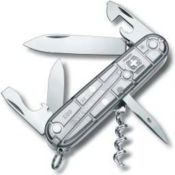 VICTORINOX nůž kapesní SPARTAN 91mm STŘÍBRNÝ transparentní
