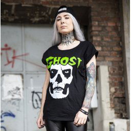 tričko dámské Ghost - Skull - black - MC781-A