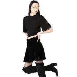 tričko dámské (top) KILLSTAR - Esma - Black - KSRA010286