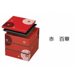 Hakoya Japonský bento box Momoka velký, 3 x 1300 ml