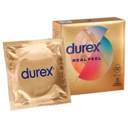 Durex Real Feel - kondomy bez latexu - 3 ks