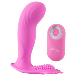 SMILE G-Spot Panty - nositeln akumultorov, rdiov vibrtory (rov)