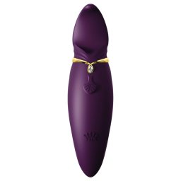 ZALO Hero - vibran stimultor klitorisu - dobjec, vodotsn, fialov