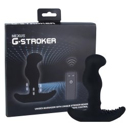 Nexus G-stroker - vibrtor na prostatu s dlkovm ovldnm - ern
