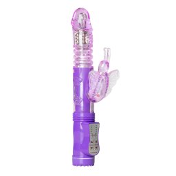 Easytoys - rotan a pirec vibrtor motl - fialov
