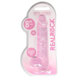 RealRock - realistick dildo - prhledn rov - 19 cm