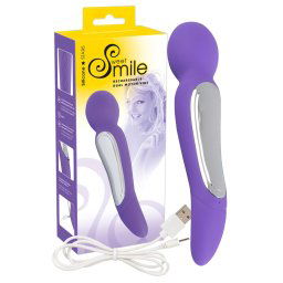 SMILE Wand - 2motorov masn vibrace (fialov)