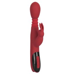 You2Toys Massager - tlan-rotujc, vyhvan vibrtor na G-bod (erven)