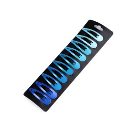 Sponka do vlasů pukačka, barva 3 mix modrá