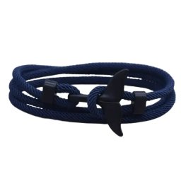 Gaira® Náramek Černá ploutev 3210, Barva tmavě modrá
