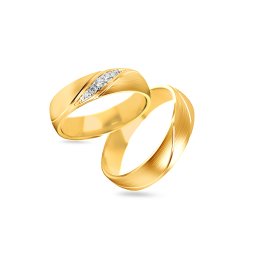 Snubní prstýnky s diamanty ze žlutého zlata, 5mm STOBR284Y