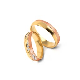 Snubní prsteny s diamanty, 5mm STOBR287RY