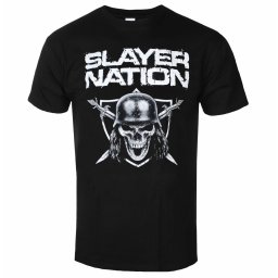 tričko pánské Slayer - Nation World Tour 2015 - BLACK - ROCK OFF - SLAY01001A238-1